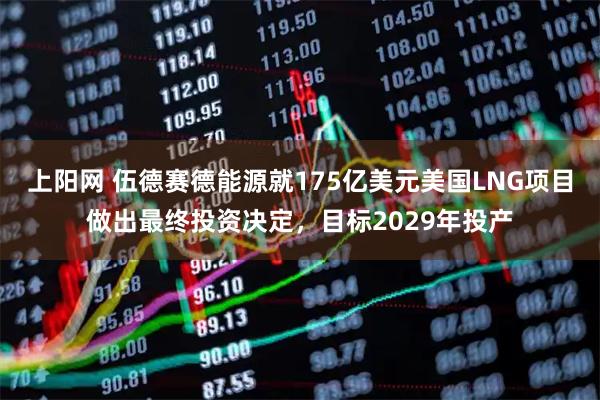 上阳网 伍德赛德能源就175亿美元美国LNG项目做出最终投资决定，目标2029年投产