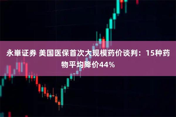 永崋证券 美国医保首次大规模药价谈判：15种药物平均降价44%